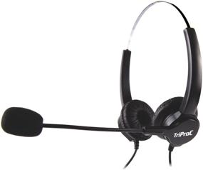 img 3 attached to Enhance Communication with TRIPRO 4 Pin RJ9 Telephone Headset for Landline Desk Phones (H800D)