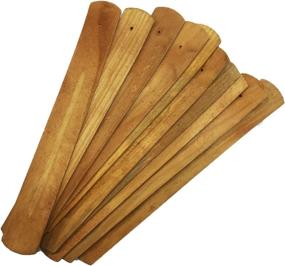 img 4 attached to 🕉️ TrendBox 10pcs Handmade Wooden Incense Stick Holder: Natural Design Ash Catcher for a Buddhist Experience