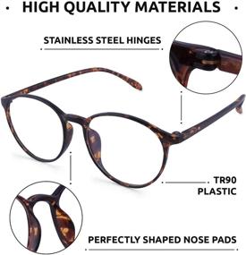 img 2 attached to 👓 Leopard Blue Light Blocking Glasses - Non-Prescription UV Filter Lenses - Protect from Eye Strain, Dry Eyes - Ideal for Working, Gaming, and Reading - Suitable for Men and Women - One Size Fits All