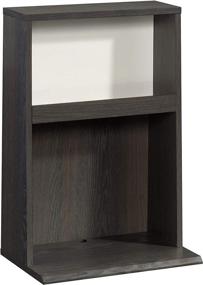 img 4 attached to Sauder 425815 Hudson Nightstand Charcoal