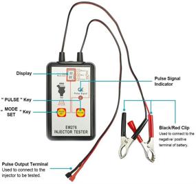 img 3 attached to 🚗 Все-in-one тестер форсунок автомобиля em276 Allsun: Комплексный инструмент для эффективной диагностики и тестирования топливной системы автомобиля.