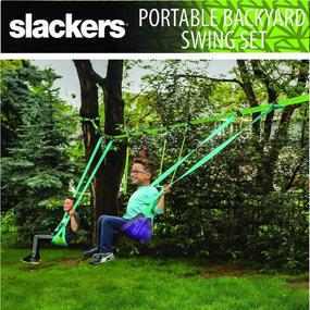 img 2 attached to 🌳 Top-Rated Swinging Line for Backyard Relaxation: Slackers Swing Line