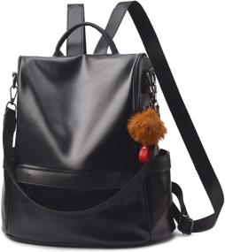 img 4 attached to Backpack Designer Shoulder Anti Theft Daypack