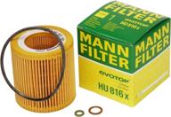 🔍 premium mann-filter hu 816 x metal-free oil filter - pack of 3 logo