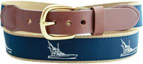 img 1 attached to Leather Man Ltd Fish Belt Men's Accessories