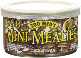 img 4 attached to 🐛 Zoo Med Laboratories SZMZM47 Can O Mini Mealies - 1.2 oz