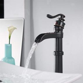 img 1 attached to 🚰 Bathlavish Lead-Free Bathroom Waterfall Commercial-Grade Faucet