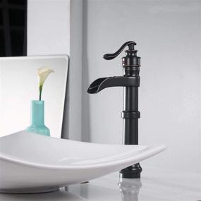 img 2 attached to 🚰 Bathlavish Lead-Free Bathroom Waterfall Commercial-Grade Faucet