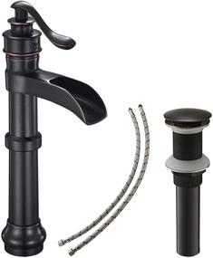 img 4 attached to 🚰 Bathlavish Lead-Free Bathroom Waterfall Commercial-Grade Faucet