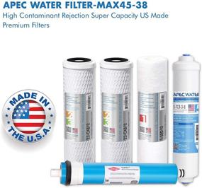 img 3 attached to APEC FILTER MAX45 38 Complete Replacement Water: Ensuring Optimal Filtration for Clean and Safe Water