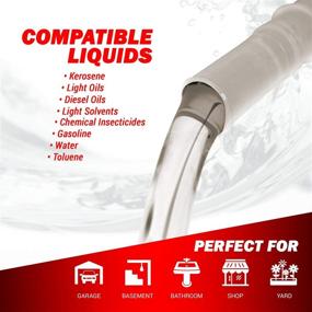 img 2 attached to 💦 Efficient TRDP14 Siphon Manual Hand Liquid Transfer Pump: Easy and Reliable Solution for Fluid Transfer