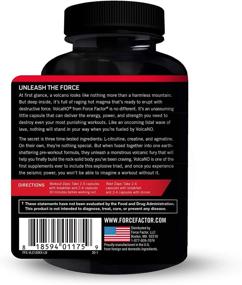 img 2 attached to 💪 Force Factor Volcano Pre Workout - Nitric Oxide Booster for Men with Creatine and L-Citrulline, Enhance Energy, Muscle Building, Pump and Workout Support, 120 Capsules