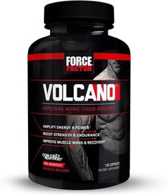 img 4 attached to 💪 Force Factor Volcano Pre Workout - Nitric Oxide Booster for Men with Creatine and L-Citrulline, Enhance Energy, Muscle Building, Pump and Workout Support, 120 Capsules