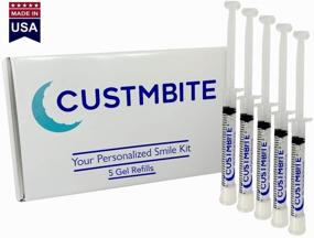 img 1 attached to CustMbite Teeth Whitening Gel Applicator: 16% Carbamide Peroxide (5) 3ml Applicators - Fast & Effective Results!