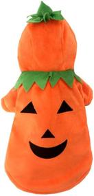 img 3 attached to 🎃 Mogoko Dog Cat Halloween Pumpkin Costume - Cozy Pet Cosplay Outfit for Autumn/Winter (M Size)