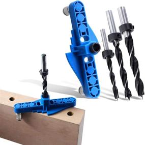 img 4 attached to Precision Dowel Jig with Center Scriber for Accurate Woodworking Drilling - Ultimate Drill Guide Tool