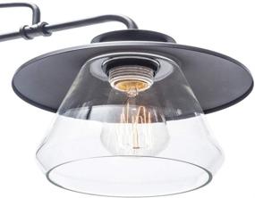 img 2 attached to 🔦 Nate 3-Light Pendant by Globe Electric - Oil Rubbed Bronze Finish with Clear Glass Shades