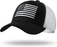 american flag trucker hat breathable sports & fitness in running logo