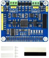 waveshare 2-канальная изолированная расширительная плата rs485 для raspberry pi sc16is752+sp3485 решение с множеством встроенных защитных схем. логотип