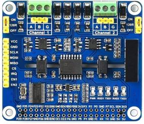 img 3 attached to Waveshare 2-Channel Isolated RS485 Expansion HAT For Raspberry Pi SC16IS752+SP3485 Solution With Multi Onboard Protection Circuits