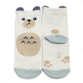 img 2 attached to 🧦 Playful and Trendy: MIRMARU Assorted Cotton Fashion Socks for Boys and Girls