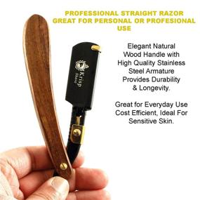img 1 attached to Professional Classic Straight Barber Shaving Shave & Hair Removal
