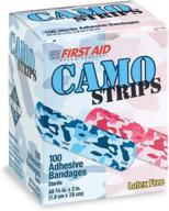 🔮 colorful camouflage bandages - 100 per pack for first-aid use logo