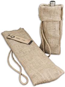 img 1 attached to 🍷 Natural Canvas Corp Burlap Wine Sack, 6.5"x16" - Enhanced SEO