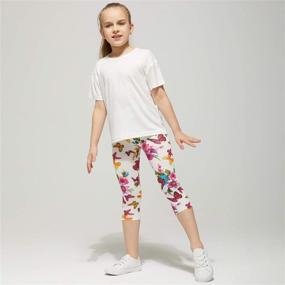 img 2 attached to Adorel Girls Leggings Cropped Manufacturer