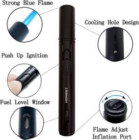 img 2 attached to Refillable Adjustable Windproof Lighters Multipurpose Outdoor Recreation