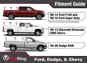 img 1 attached to Улучшите функциональность своего грузовика с помощью Bull Ring Raised Fit Classic: идеальный аксессуар для перевозки грузов.