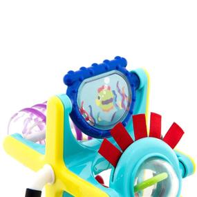 img 1 attached to 🐠 Sensational Suction Cup High Chair Toy: Sassy Fishy Fascination Station + Developmental Tray Toy Combo, Ideal for Early Learning, Ages 6 Months & Up