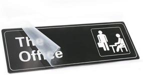 img 3 attached to Office Self Adhesive Plate Acrylic 2 Pack