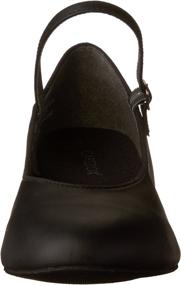 img 3 attached to Capezio Women's 459 Suede Sole Jr. Footlight Character Shoe: Comfort and Style Combined!