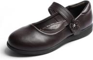 👞 heel world girls school uniform flats: stylish & comfortable girls' shoes logo