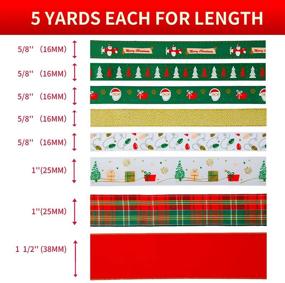 img 1 attached to Wigsmart Christmas Ribbons Assorted Fabric