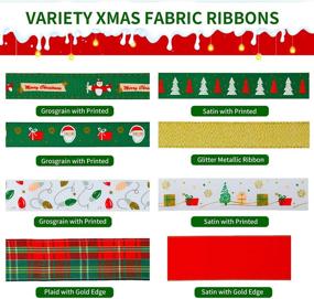 img 2 attached to Wigsmart Christmas Ribbons Assorted Fabric