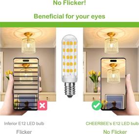 img 1 attached to 🔆 Cheerbee - Dimmable Candelabra Incandescent Replacement