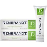 rembrandt deeply peroxide whitening toothpaste logo