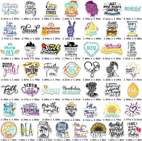 img 2 attached to 🌟 LIFEBE 200 Pcs Inspirational Stickers Pack: Motivational Quotes for Laptop, Water Bottles, Books - Waterproof Vinyl Decals for Students, Teachers, Teens & Adults