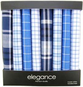 img 3 attached to 🧣 Retreez Assorted Cotton Handkerchiefs - Premium Men's Accessories for a Classic Touch