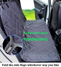 img 2 attached to 🐶 RBSC Home Waterproof Dog Car Seat Cover - Heavy Duty and Nonslip Back Seat Hammock for Cars, Trucks, Jeeps, and SUVs