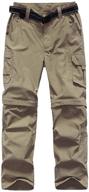 👖 adaniki waterproof climbing convertible trousers: durable boys' clothing for adventure logo