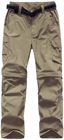 img 4 attached to 👖 ADANIKI Waterproof Climbing Convertible Trousers: Durable Boys' Clothing for Adventure