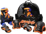 🛼 lenexa go gro adjustable quad roller skate bundle: perfect roller skates for kids - girls & boys logo