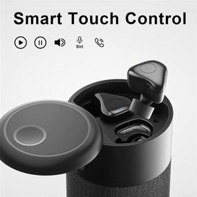 img 1 attached to Bluetooth Wireless Headphones Portable Microphone