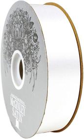 img 3 attached to 🎀 High-Quality McGinley Mills 1.3" W Acetate Satin Ribbon: White, 100 Yard Spool