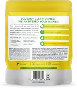 img 3 attached to 🍋 Method Dishwasher Detergent Packs | Dishwashing Rinse Aid for Stubborn Grease and Stains | 45 Dishwasher Tabs | Lemon Mint Scent | 1 Pack | Varying Packaging