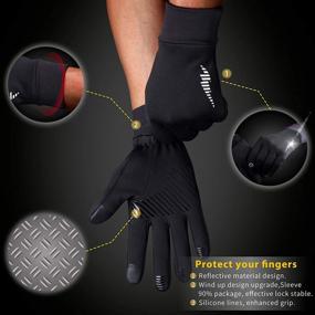 img 2 attached to SIMARI Touch Screen Winter Gloves for Men and Women - Cold Weather Warm Gloves for Running, Driving, Cycling, Working, Hiking - Freezer Work Gloves 102