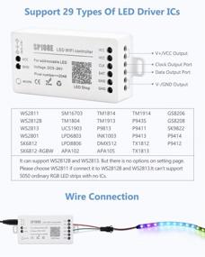 img 2 attached to 📲 ALITOVE WiFi LED Controller SP108E: iOS Android App Wireless Remote Control for WS2812B SK6812 WS2813 RGB LED Pixels
